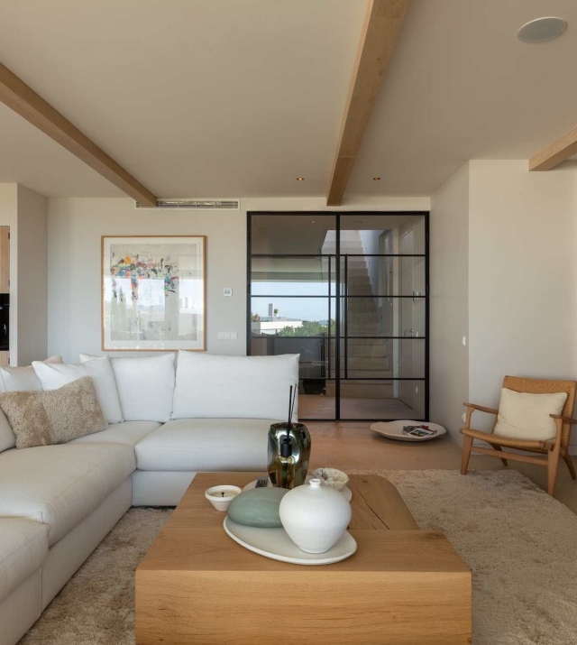 Resa estates Ibiza for sale Talamanca luxury apartment duplex living.jpg